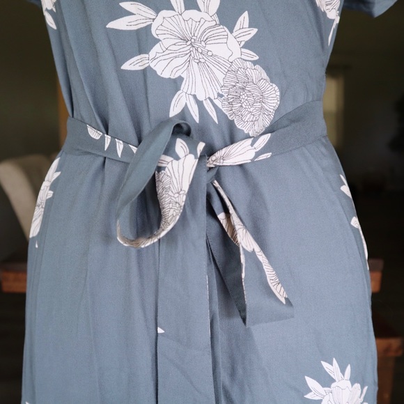 ❌SOLD! Roxy | Maxi Floral Wrap Dress With Pockets - Picture 8 of 8